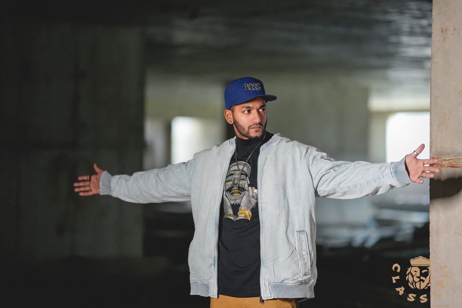 Urban Edge Light-Wash Denim Jacket - Image 3