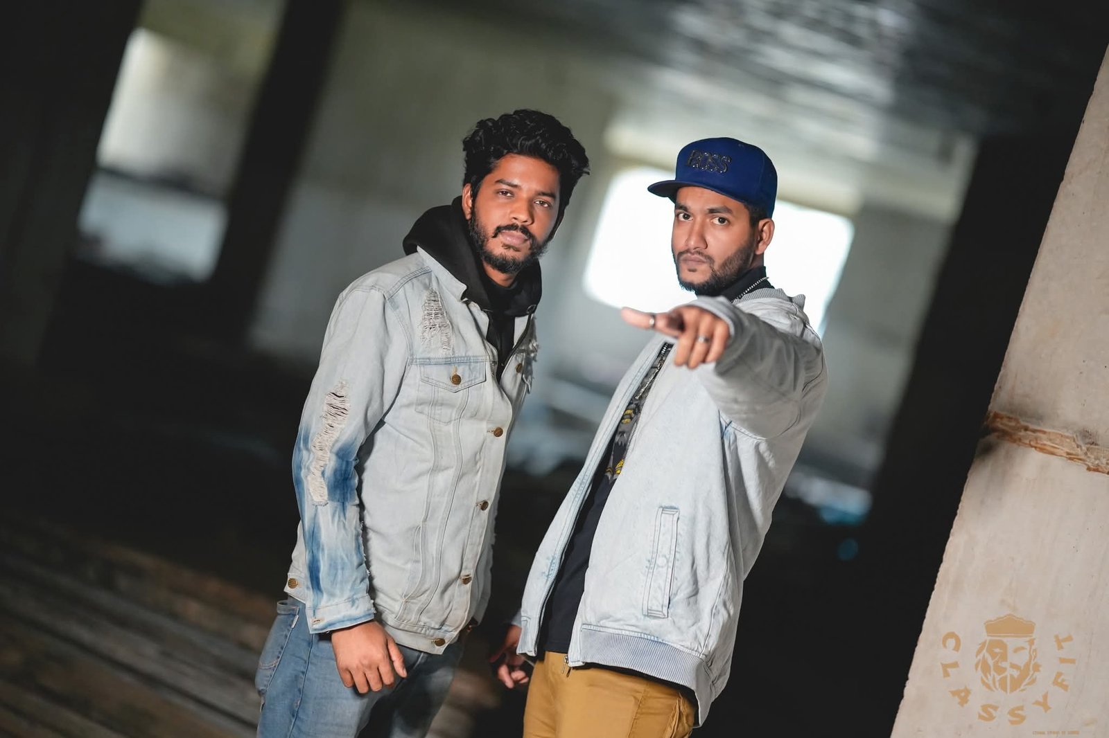 Urban Edge Light-Wash Denim Jacket - Image 2