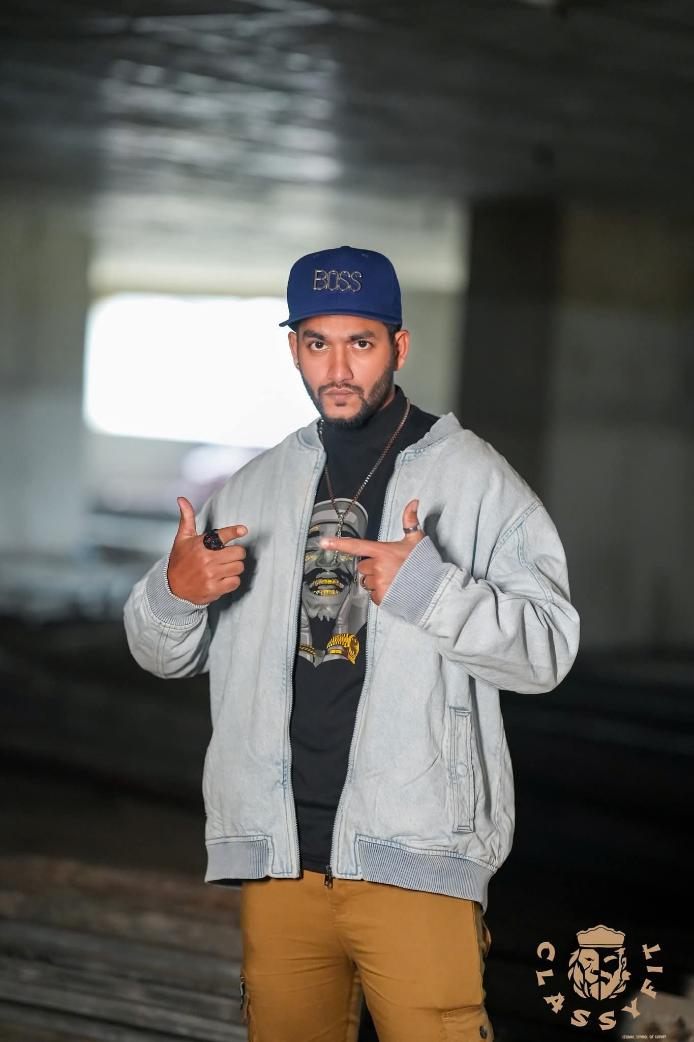 Urban Edge Light-Wash Denim Jacket