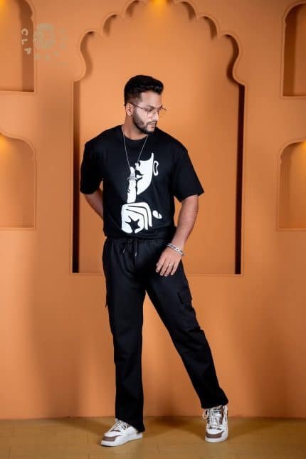 CoreStreet Combo – Cotton Tee & 6-Pocket Baggy Pant