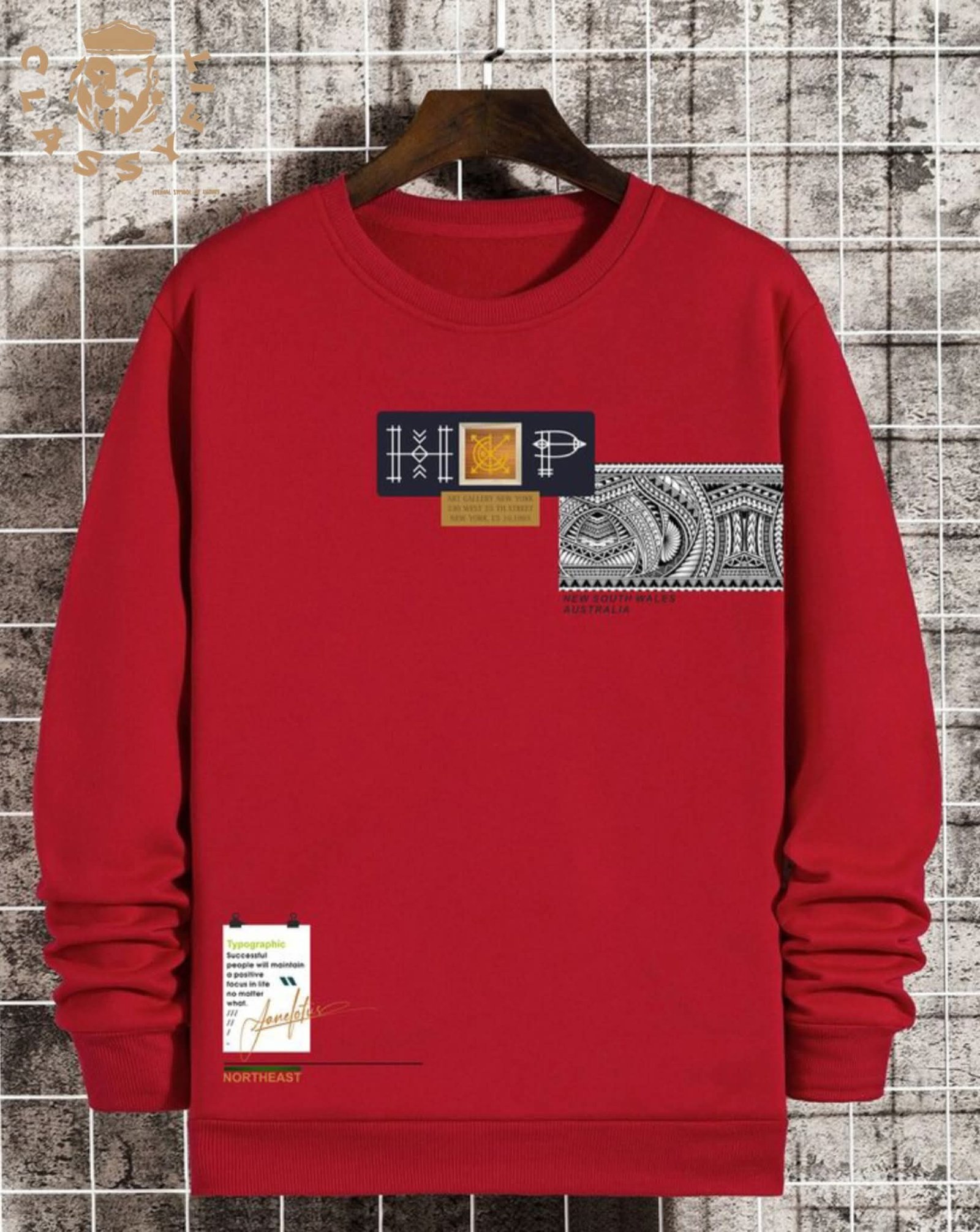 High quality jeans fabric Men Sweatshirts