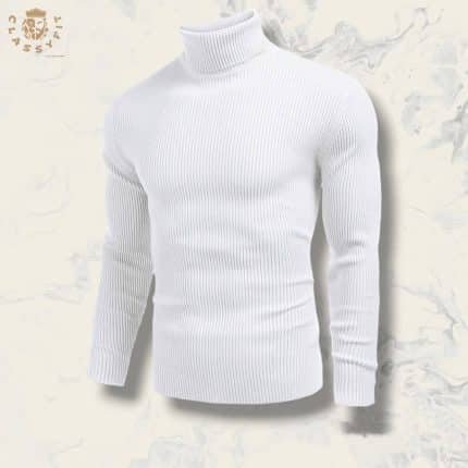 White Men high neck t-shirt.